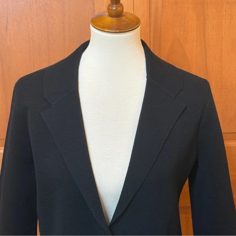J Crew Camille Black Sweater Blazer